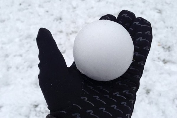 The world's most perfect snow ball