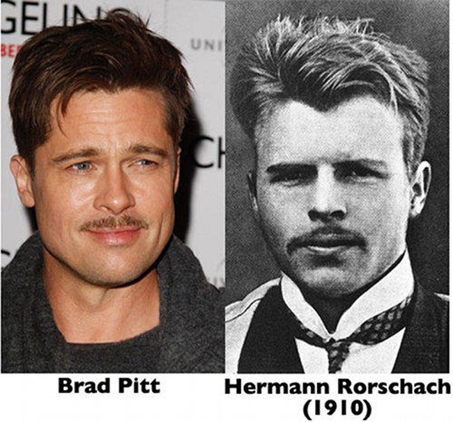 4. Brad Pitt and Herman Rorschach