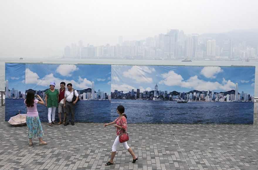 11. Fake Hong Kong Skyline