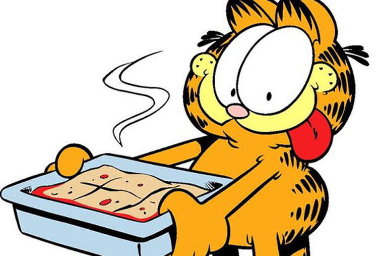 Garfield’s lasagna