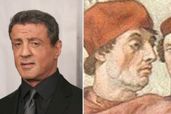 Sylvester Stallone and Pope Gregorio IX