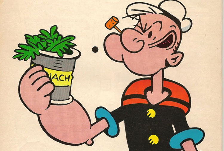 Popeye’s spinach