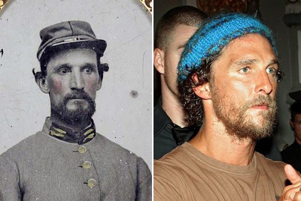 Matthew McConaughey and a warrior