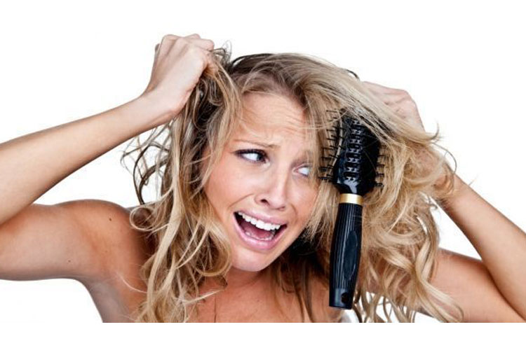 Undo knots in your hair