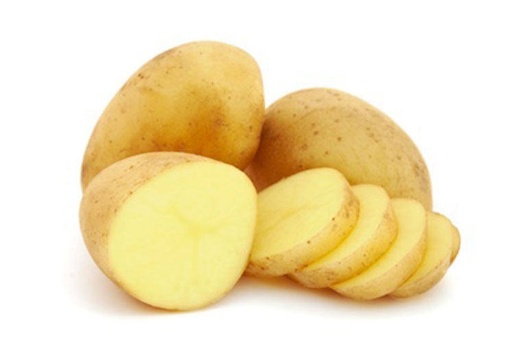 Potato remedy for burns
