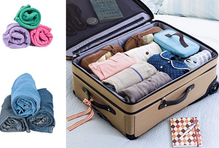 Save space inside your suitcase