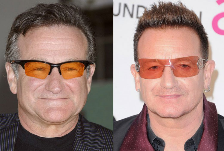 Robin Williams and Bono