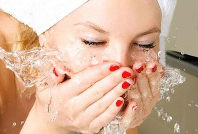 Wash your face in the morning