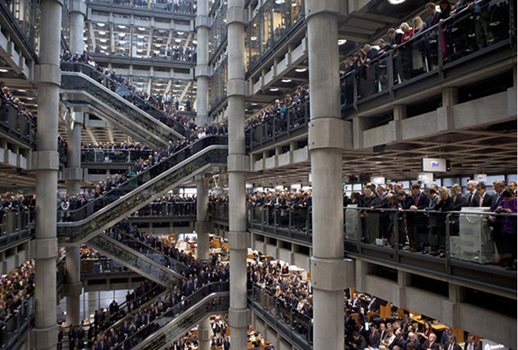 Overcrowded British office