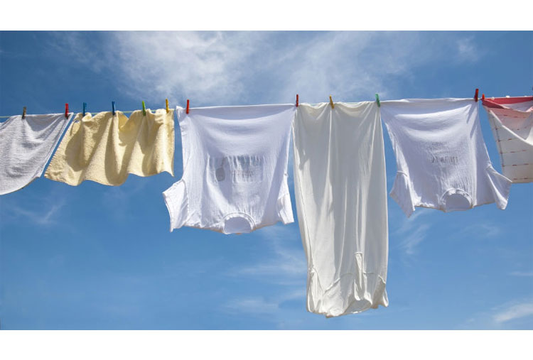 Air-drying your clothes