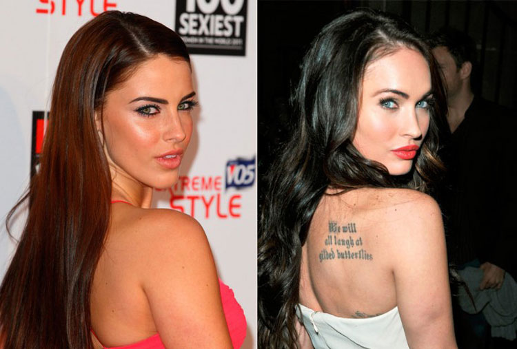 Jessica Lowndes and Megan Fox