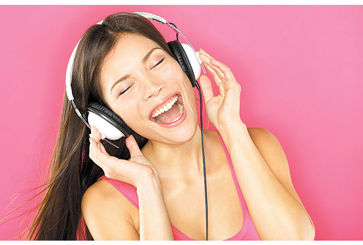 Music helps reduce stress