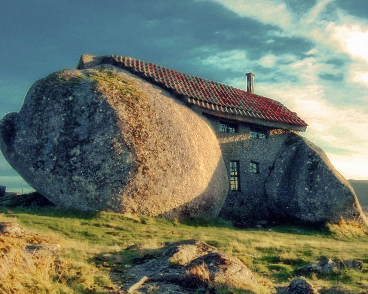 Amazing holiday stone house