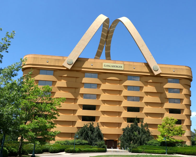 It is the office building of the Longaberger Company