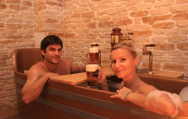 Would you like a spa tretment and a beer?