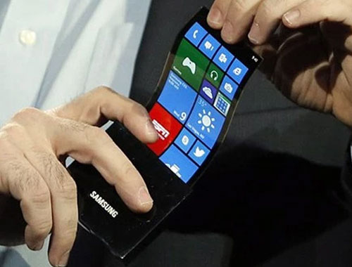 Wow, is that a flexible display?