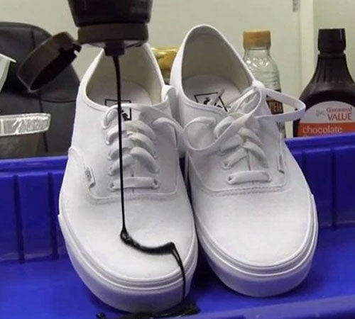 No stains on your white sneakers