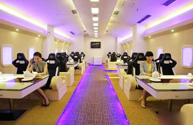 A meal inside this airplane can cost more than $1,000