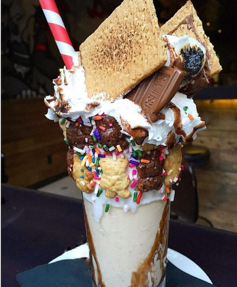 That milkshake looks way too good!