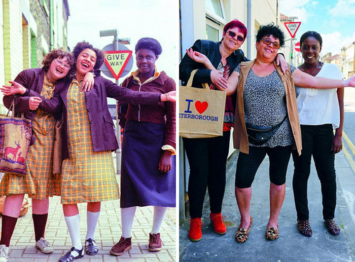 County School Girls (1979 And 2016)