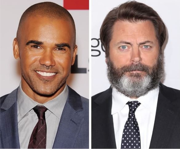 Shemar Moore and Nick Offerman
