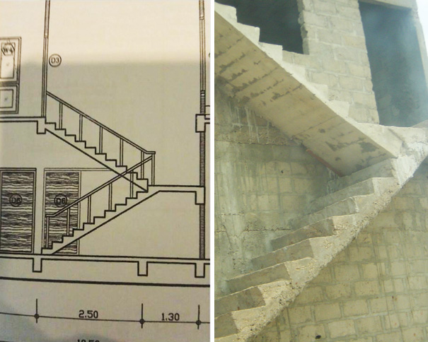 Built The Staircase Exactly As Designed, Boss