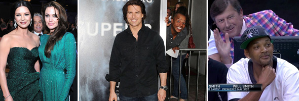 These celebrities jumped in these pictures at the right moment. The results are hilarious!