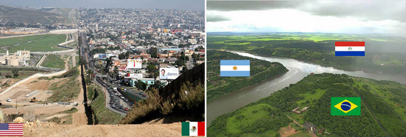 These iconic photos will show you some amazing borders between countries you will want to visit