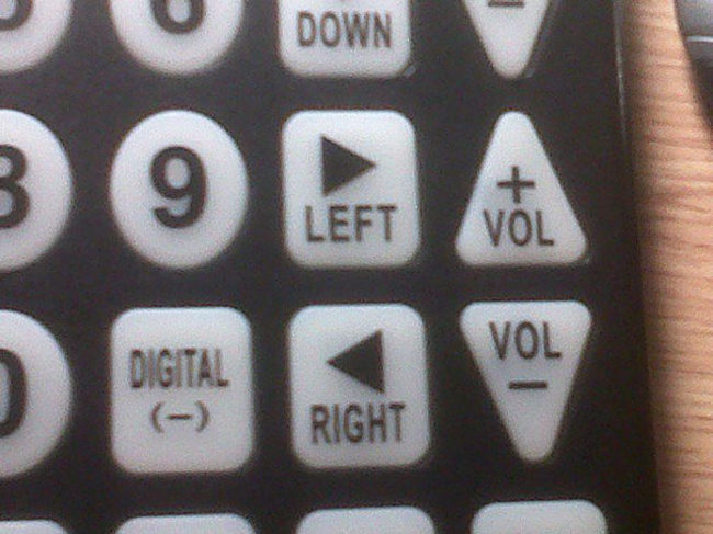 A very peculiar remote control