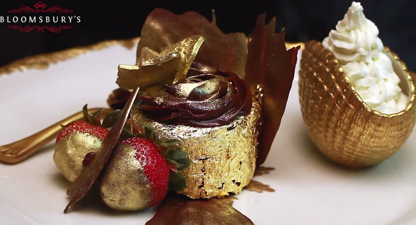 Golden Phoenix Cupcake ($1,000) - Bloomsbury's Cafe, Dubai