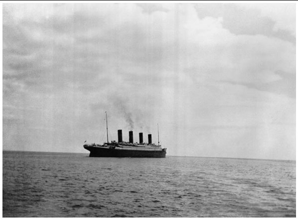 Saying bye to the Titanic