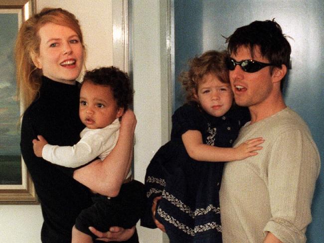 ¿Did you know that Nicole Kidman and Tom Cruise adpted two kids?