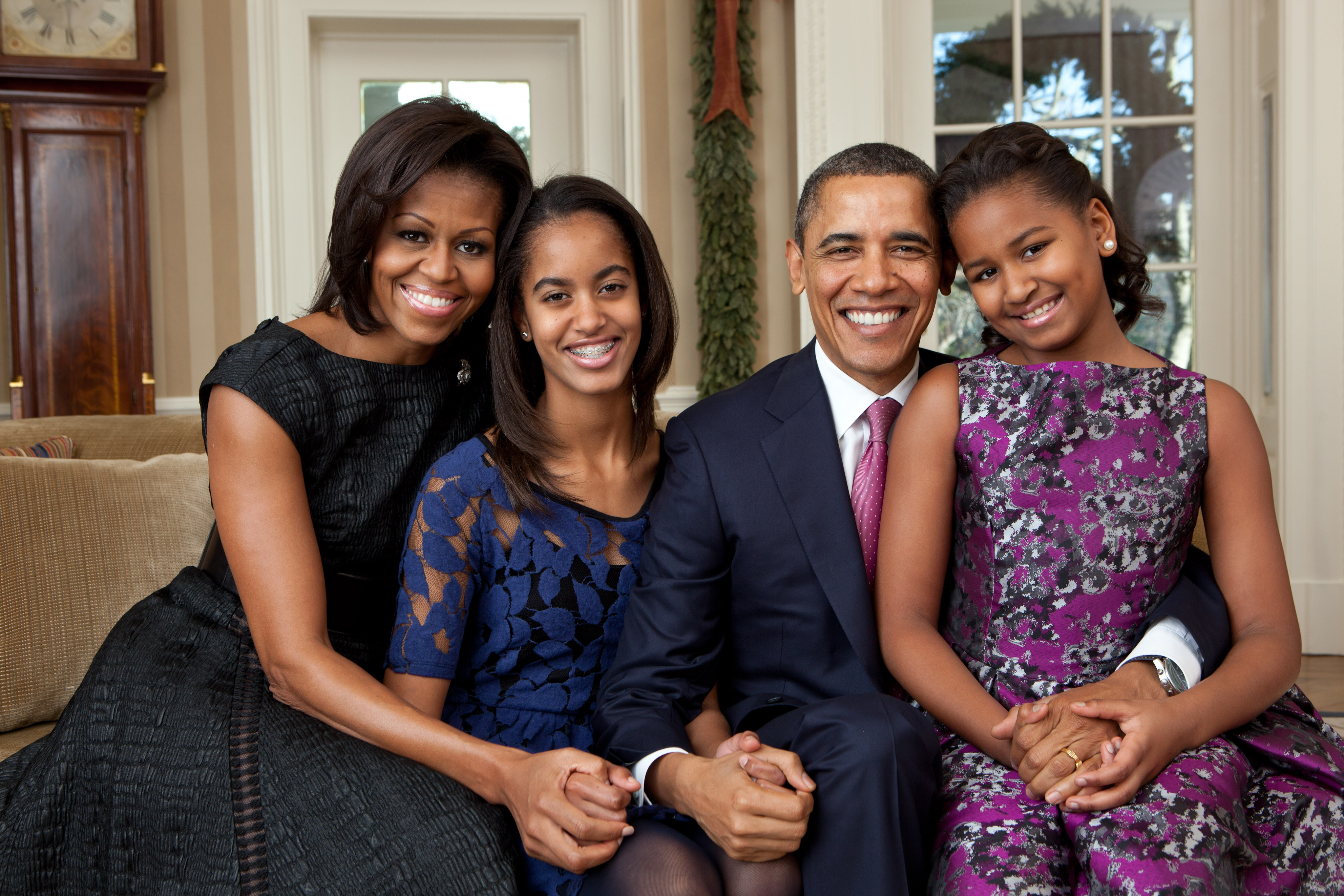 Malia and Sasha - Daughters of Barack and Michelle Obama