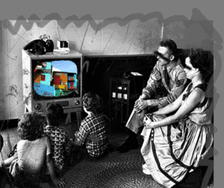The televison helped the 88% of the people dream in color