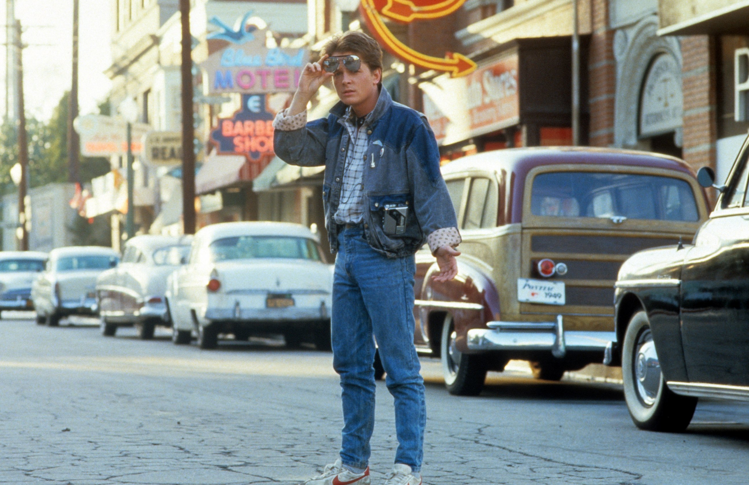 Michael J. Fox came back from the future