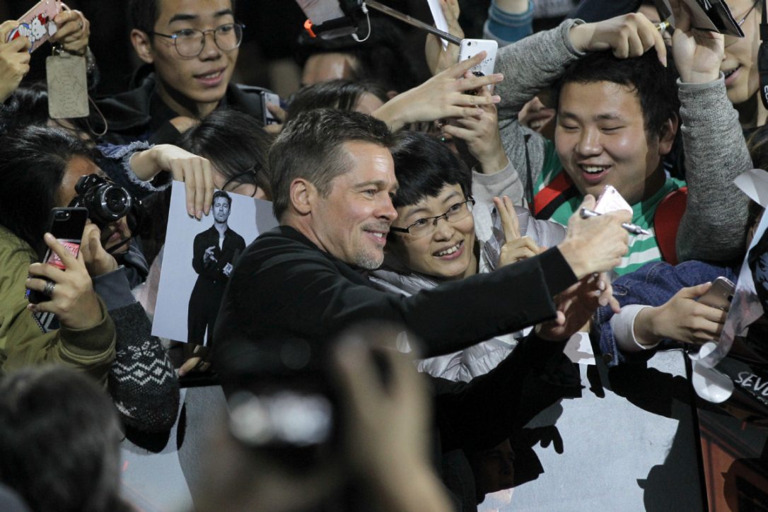 Brad Pitt is not very welcome in China