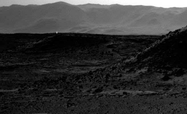 The shinning Light in Mars