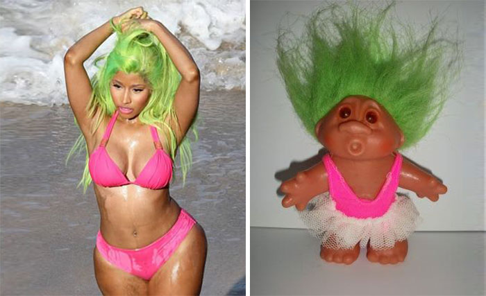 Nicki Minaj and a Troll