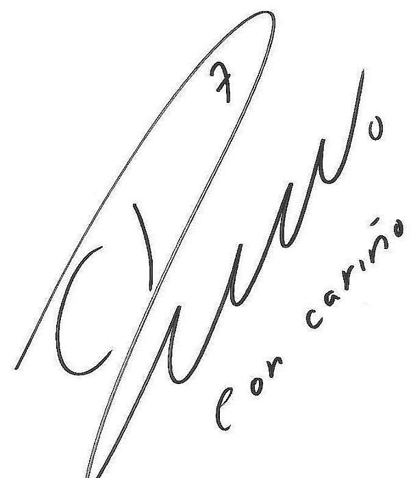 Cristiano Ronaldo's signature