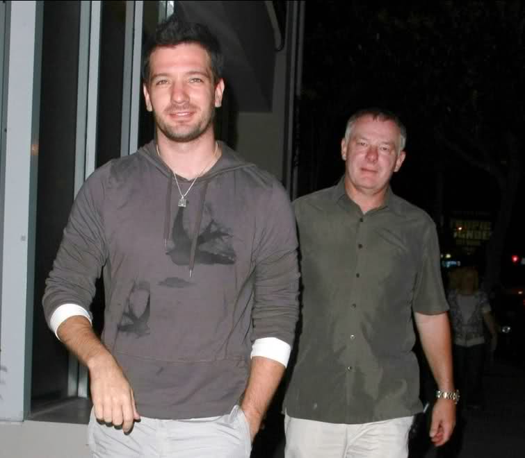 JC Chasez (Nsync) and his adoptive father