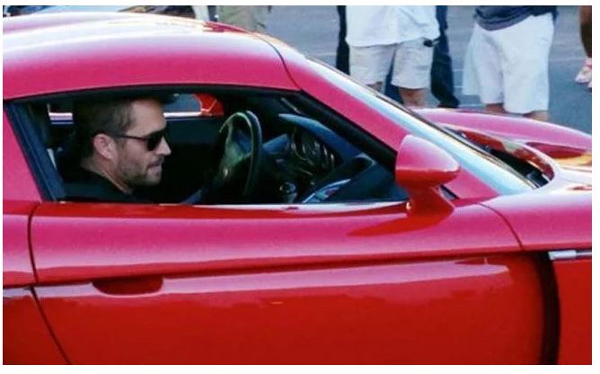 The last photo of Paul Walker before the accident
