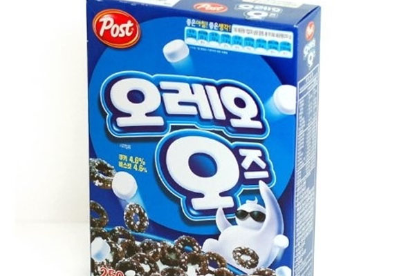 Oreo cereal exists in South Korea