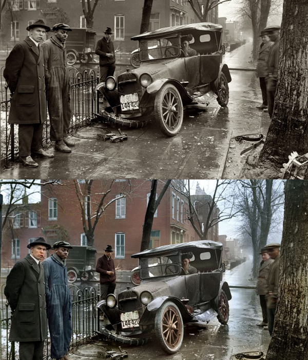 1921: A car crash in Washington