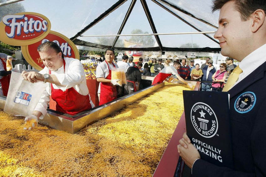Largest Fritos Chili Pie: Fritos sets world record
