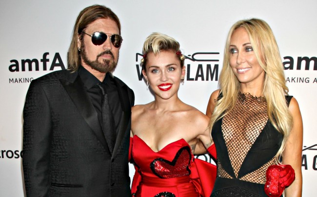 Miley and the relationship with her famous parents