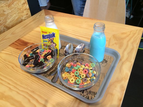 Did you know that there is a cereal shop where you can eat the most unusual combinations?