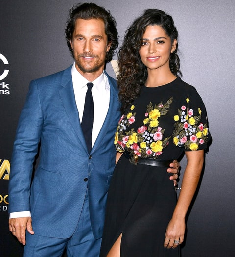 Matthew McConaughey (47) and Camila Alves (35) Matthew McConaughey (47) and Camila Alves (35) Photo: Pinterest.