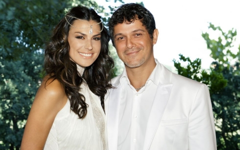 Alejandro Sanz and Raquel Perera Wedding