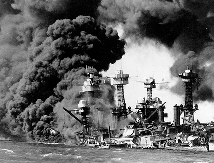 Attack on Pearl Harbor, 1941.