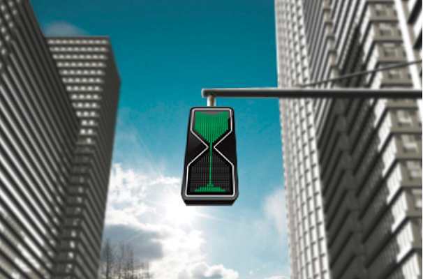 Hourglass Traffic Light